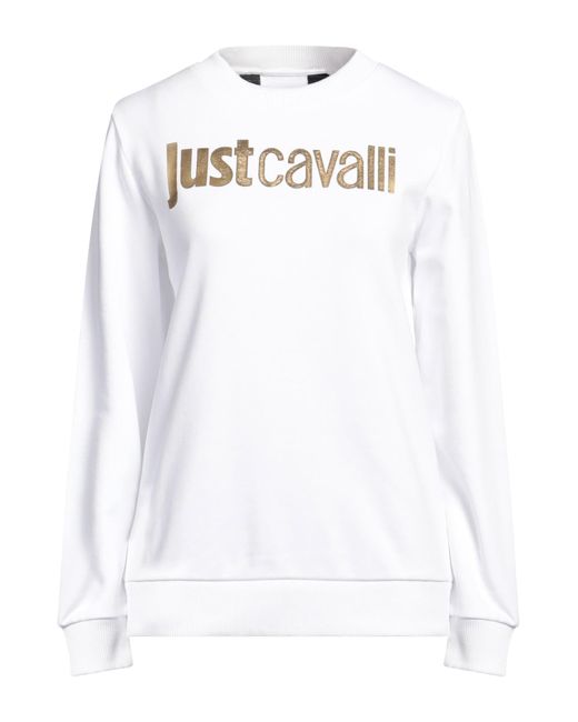Just Cavalli White Sweatshirt