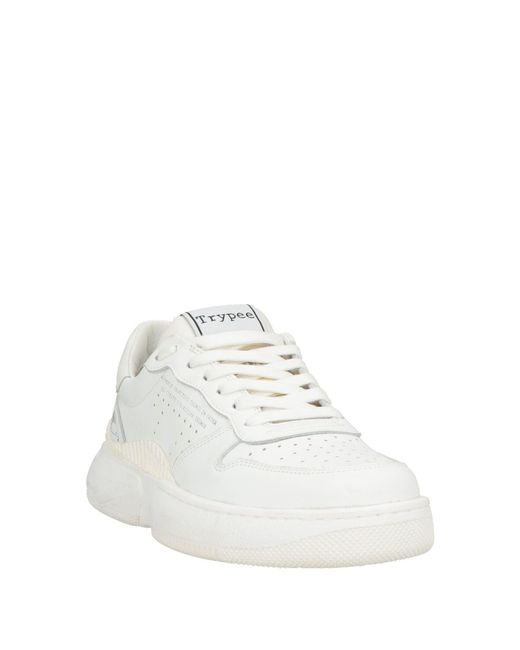 TRYPEE White Sneakers Leather