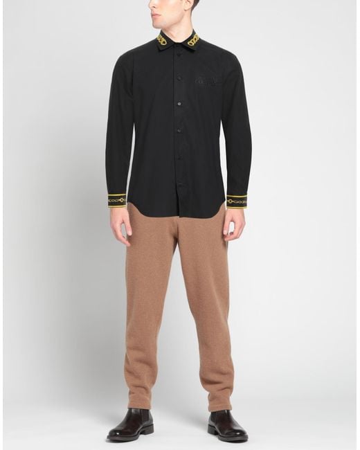 Camisa Versace Jeans Couture de hombre de color Black