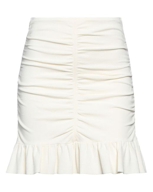 Sandro White Mini Skirt
