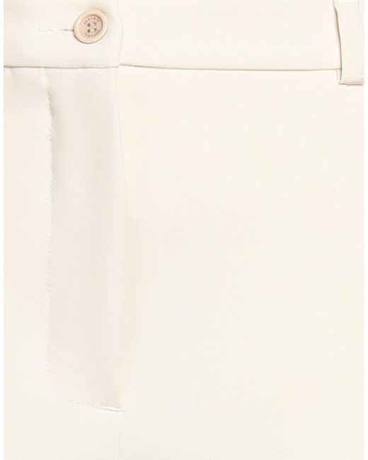 SEVENTY VENEZIA White Pants Polyester, Elastane