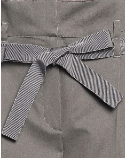 Alberta Ferretti Gray Trouser
