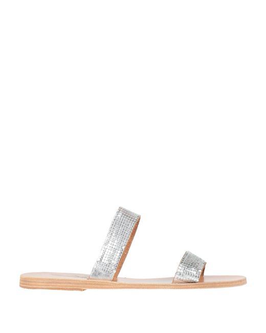 Ancient Greek Sandals White Sandals