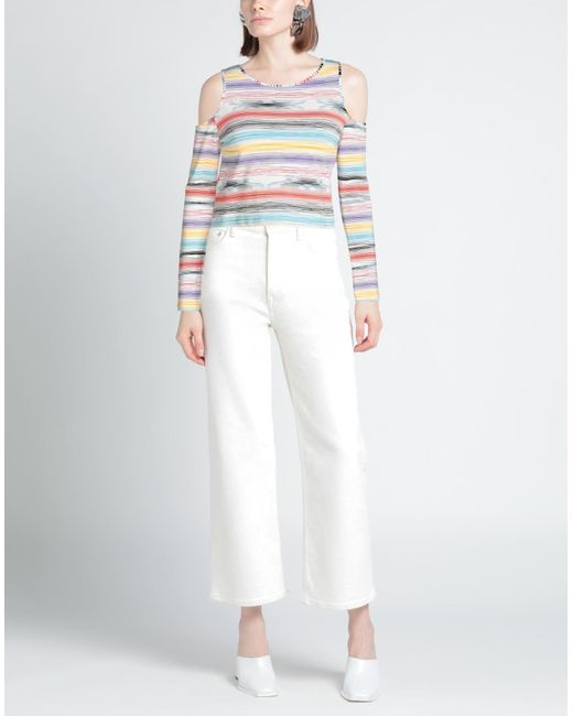 Missoni White Top Polyester, Viscose, Polyamide, Elastane