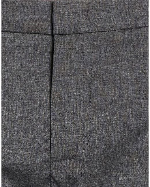 Dondup Gray Pants Virgin Wool, Elastane for men