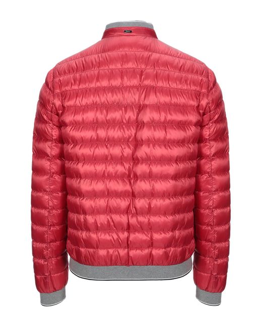 Herno Red Down Jacket for men
