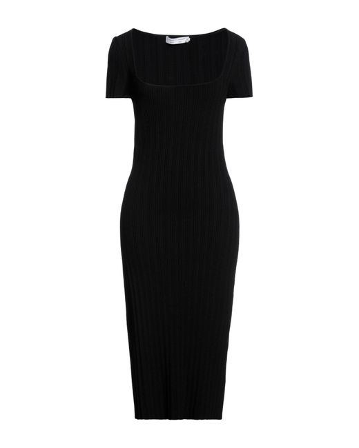 Proenza Schouler Black Midi-Kleid