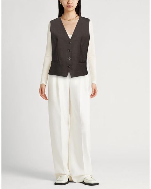 P.A.R.O.S.H. Black Tailored Vests