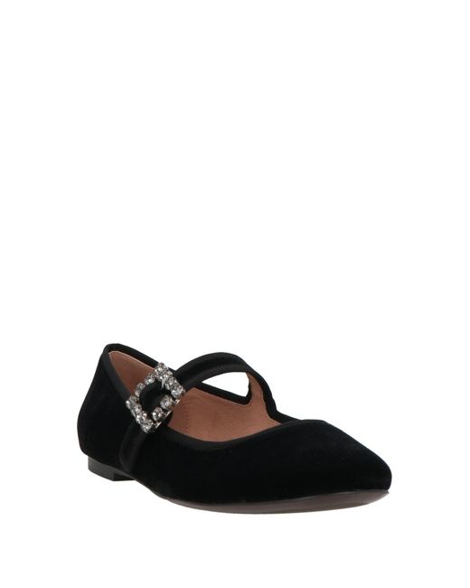 Bibi Lou Black Ballet Flats Textile Fibers