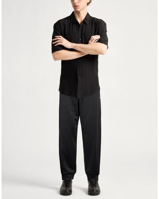 ARMANI EXCHANGE Black Trouser for men