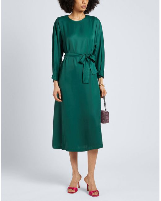 8pm Green Midi Dress