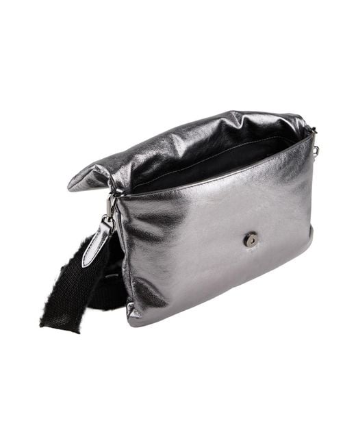 Gianni Chiarini Gray Clutch Leather