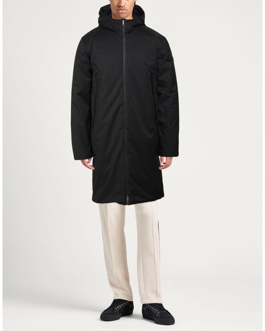 EA7 Black Coat for men