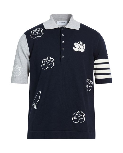 Thom Browne Blue Sweater Cotton for men