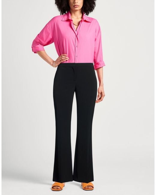 Moschino Blue Pants Polyester, Polyurethane