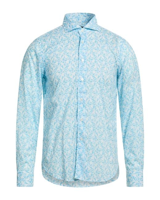 Fedeli Blue Shirts for men