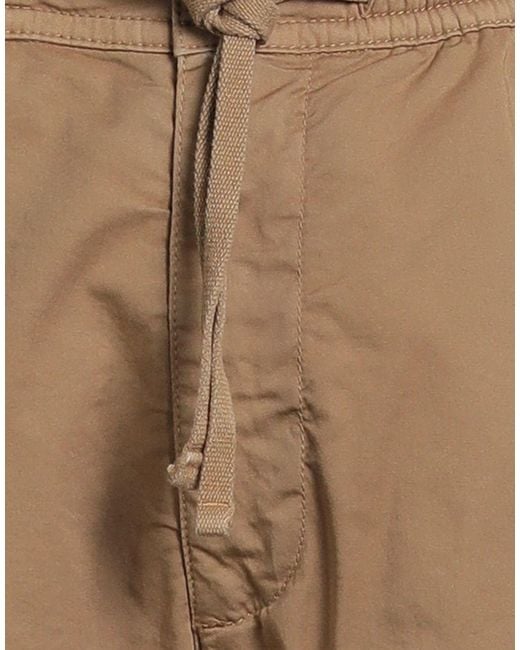 Brooksfield Natural Camel Pants Cotton, Elastane for men