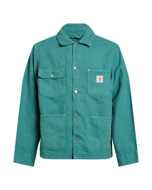 Carhartt Green Jacket Cotton, Linen for men
