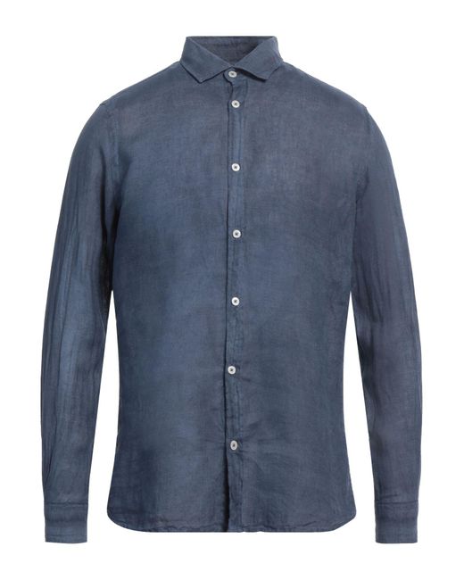 Camicia di Messagerie in Blue da Uomo