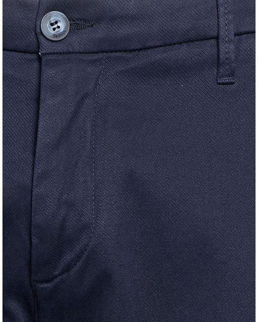 RE_HASH Blue Pants Cotton, Lyocell, Elastane for men