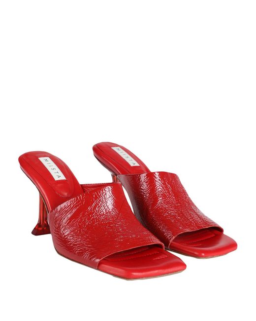 Miista Red Sandals