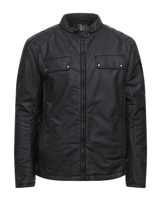 Belstaff Black Jacket Cotton for men