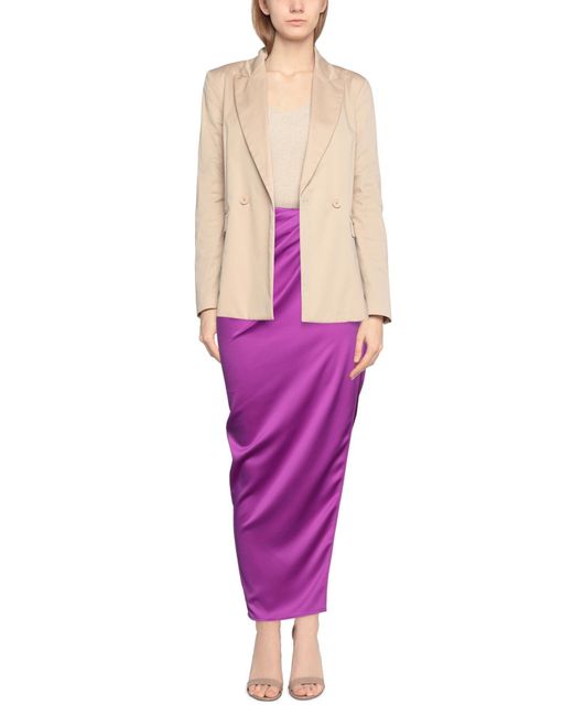 SIMONA CORSELLINI Purple Maxi Skirt