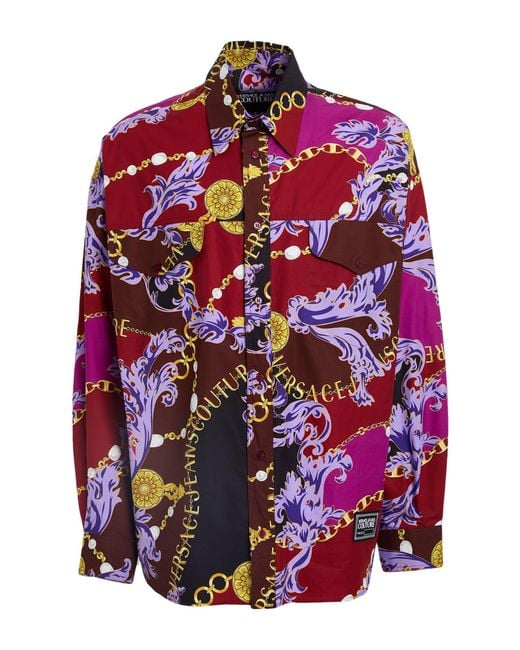 Versace Jeans Couture Red Shirt for men