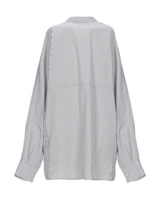 Woolrich Gray Shirt Cotton, Polyamide, Elastane