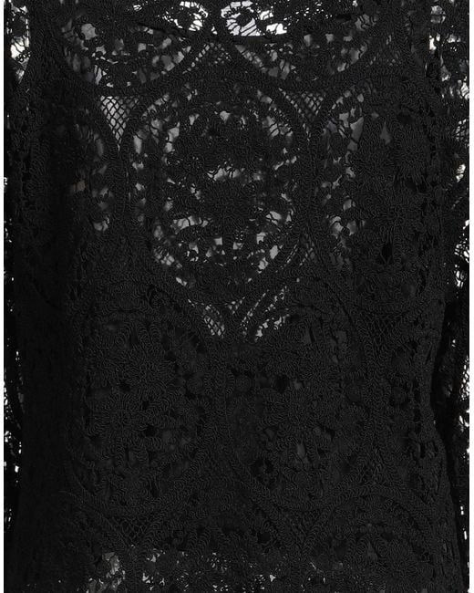 Marina Rinaldi Black Top Cotton, Polyamide