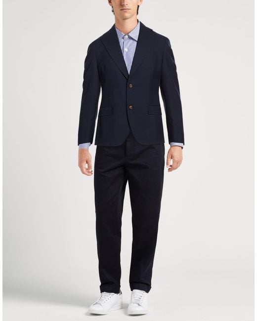Eleventy Blue Blazer Wool for men