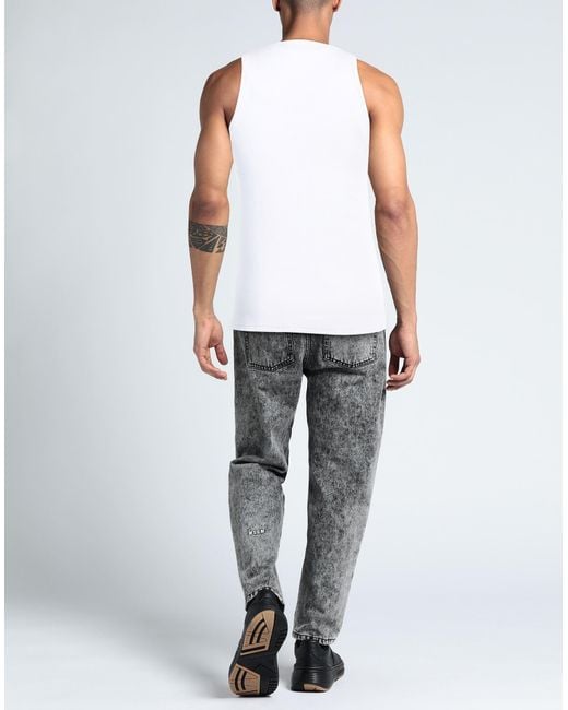 Palm Angels White Tank Top for men