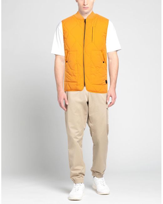 DUNO Orange Gilet for men