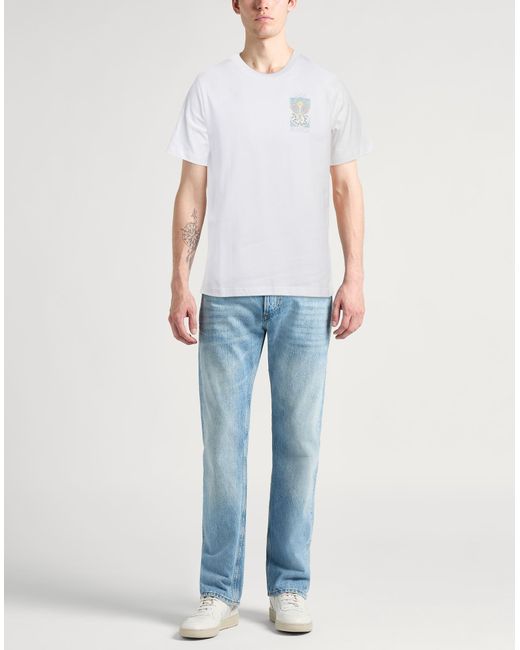 T-shirt di Casablanca in White da Uomo