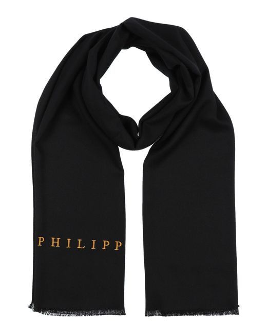 Philipp Plein Black Scarf