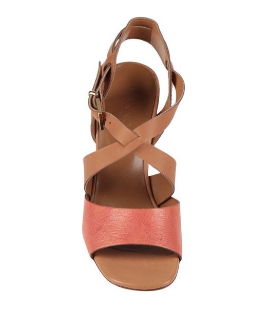 Jeannot Pink Sandals Leather