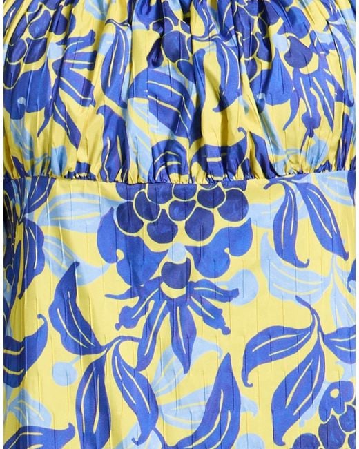 Maliparmi Blue Mini Dress Polyester