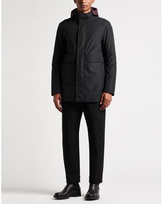 Canali Black Coat for men