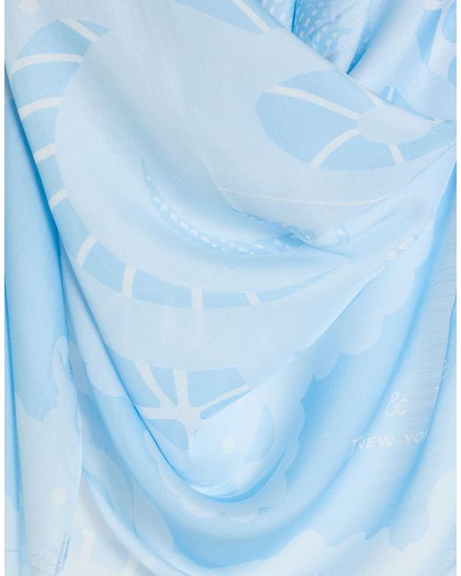 Rag & Bone Blue Scarves