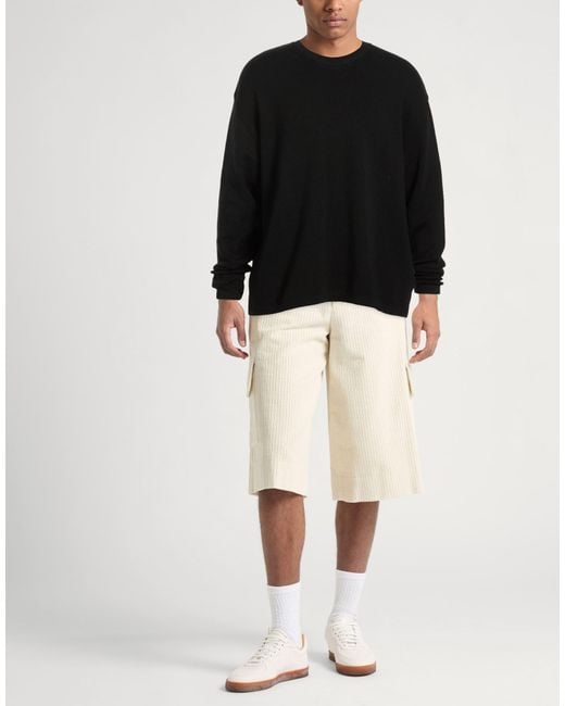 Hevò Black Sweater Virgin Wool, Acrylic for men