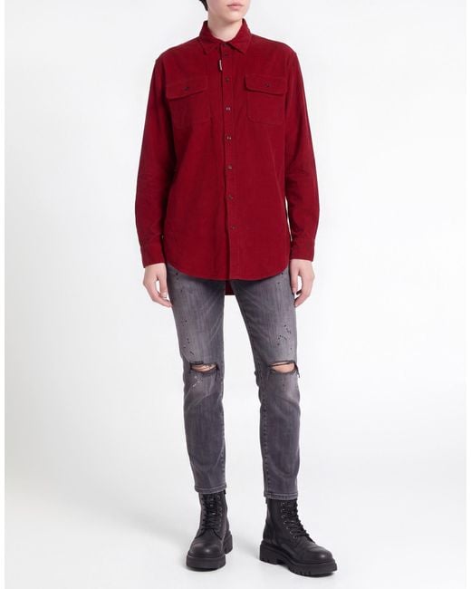 DSquared² Red Hemd