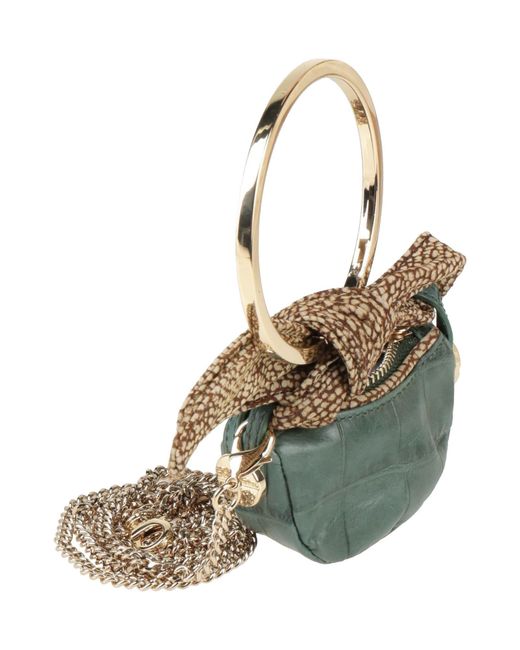 Borsa A Mano di Borbonese in Green