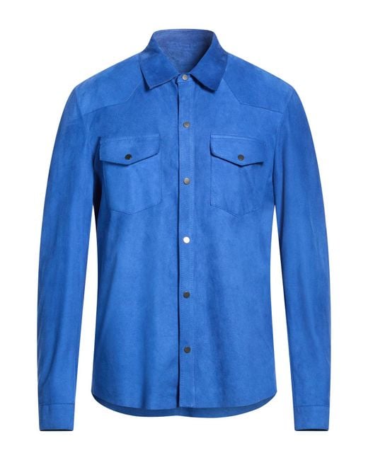 Salvatore Santoro Blue Shirts for men