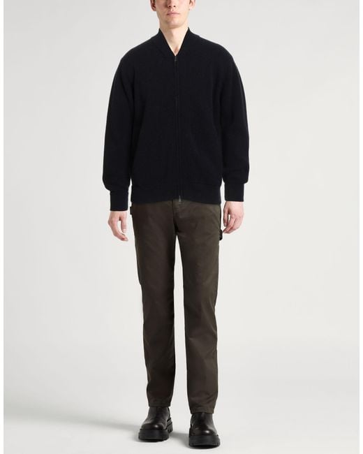 Roberto Collina Blue Midnight Cardigan Merino Wool for men