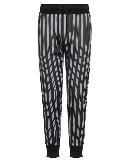 Dolce & Gabbana Gray Pants Polyamide, Elastane, Cotton for men