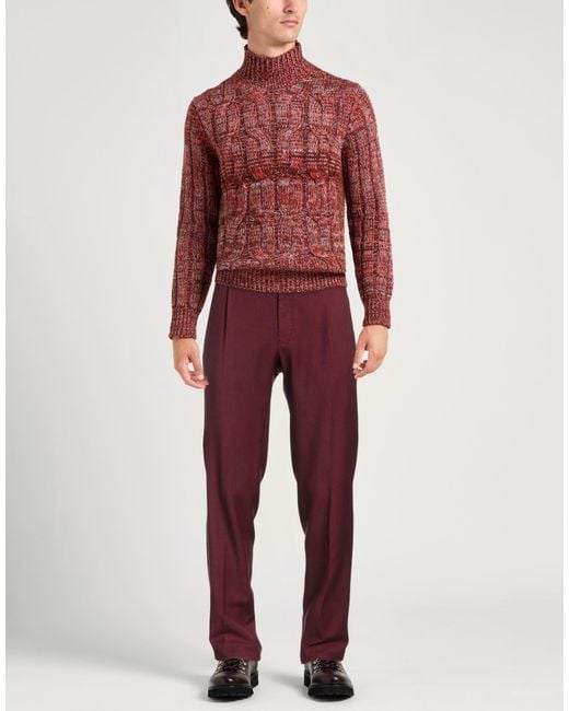 Incotex Red Trouser for men