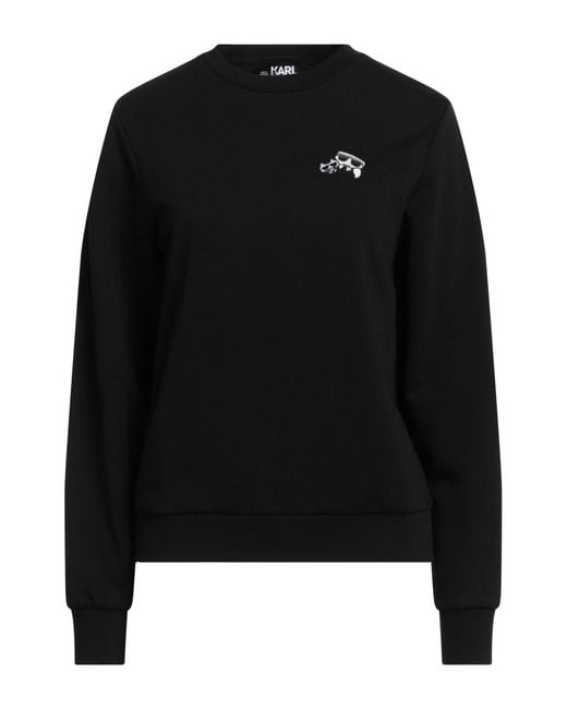 Felpa di Karl Lagerfeld in Black