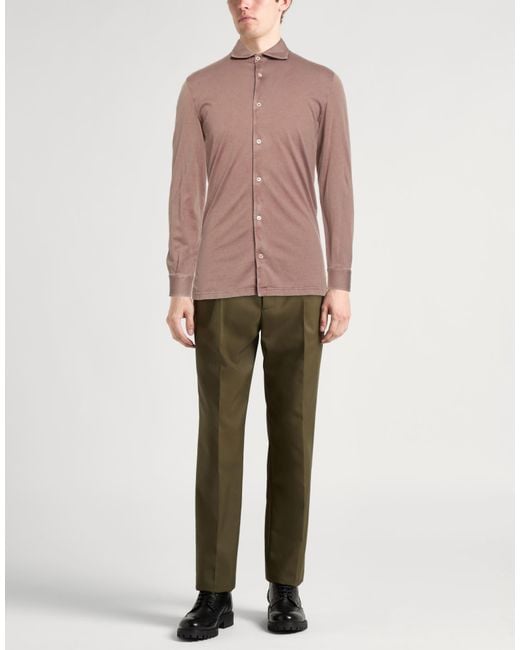 Camisa Fedeli de hombre de color Pink