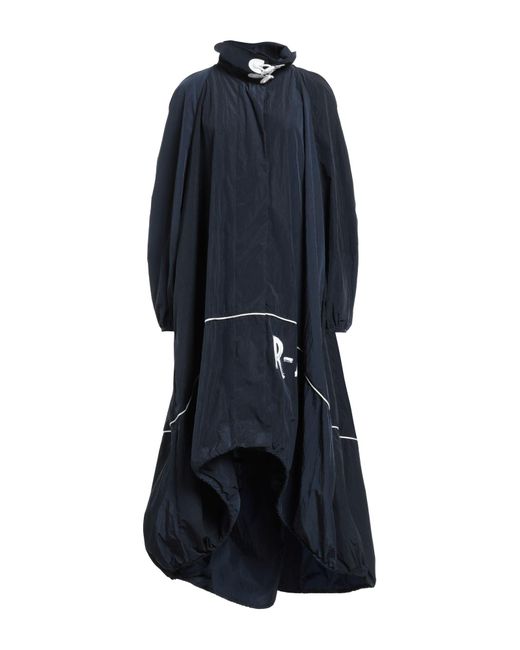 Emporio Armani Blue Overcoat & Trench Coat