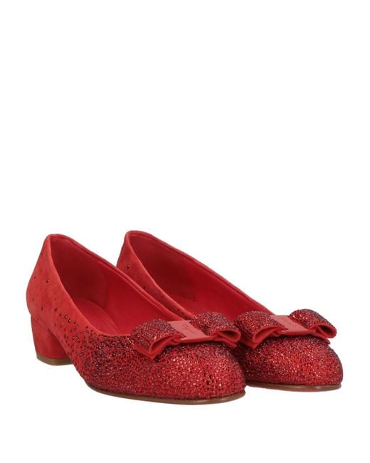 Ferragamo Red Pumps